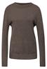 Pullover mit Rollkante dark nomad brown mel.
