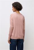 Pullover mit Rollkante faded rose mel.