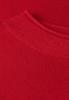 Pullover mit Rollkante racing red