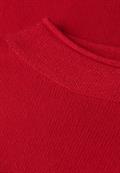 Pullover mit Rollkante racing red