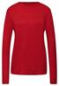 Pullover mit Rollkante racing red