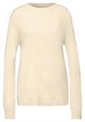 Pullover mit Rollkante soft beige