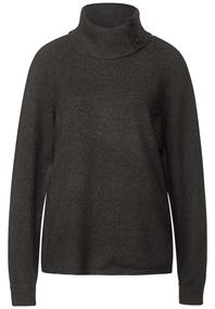 Pullover mit Rollkragen anthracite melange