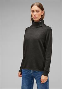 Pullover mit Rollkragen anthracite melange