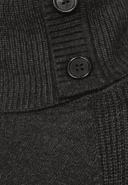 Pullover mit Rollkragen anthracite melange