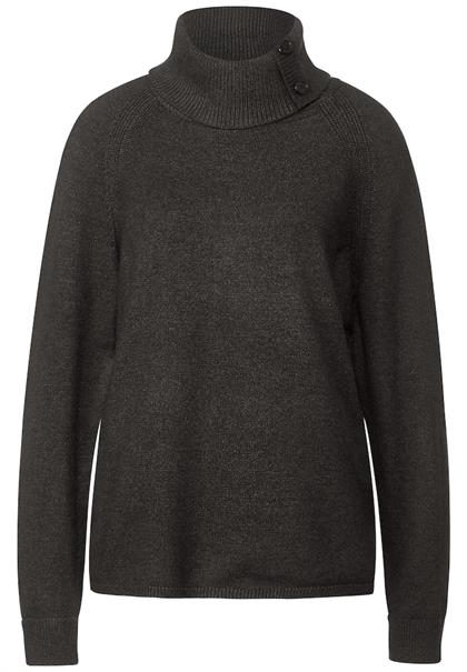 Pullover mit Rollkragen anthracite melange