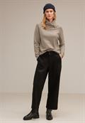 Pullover mit Rollkragen bleached sand melange