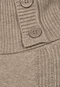 Pullover mit Rollkragen bleached sand melange