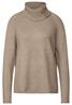 Pullover mit Rollkragen bleached sand melange