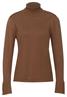 Pullover mit Rollkragen nut brown