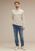Pullover mit Rollkragen wool white