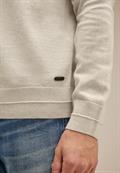 Pullover mit Rollkragen wool white