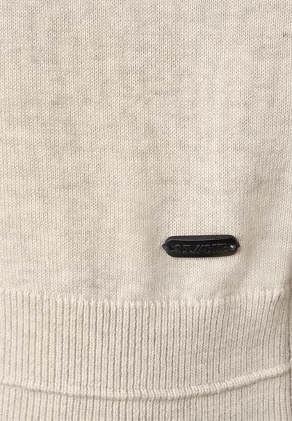 Pullover mit Rollkragen wool white