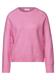 Pullover mit Rundhals intense rose mel.