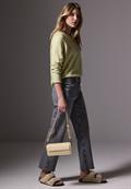 Pullover mit Rundhals mild green mel.
