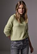 Pullover mit Rundhals mild green mel.