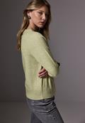 Pullover mit Rundhals mild green mel.