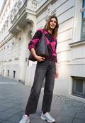 Pullover mit Rundhals und Argyle-Muster charred brown