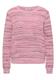 Pullover mit Rundhals und Space-Dye-Optik flame red