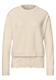 Pullover mit Rundhals und Spitzenkante pure beige