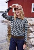 Pullover mit Rundhals und Streifen cosmopolitan blue melange