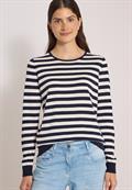 Pullover mit Rundhals und Streifen urban dark blue