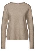 Pullover mit Schlitz-Detail honey sand mel.