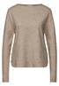 Pullover mit Schlitz-Detail honey sand mel.