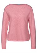 Pullover mit Schlitz-Detail sugar coral mel.