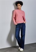 Pullover mit Schlitz-Detail sugar coral mel.