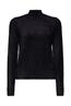 Pullover mit Stehkragen aus Wollmix black