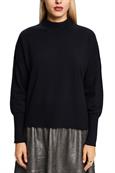 Pullover mit Stehkragen black