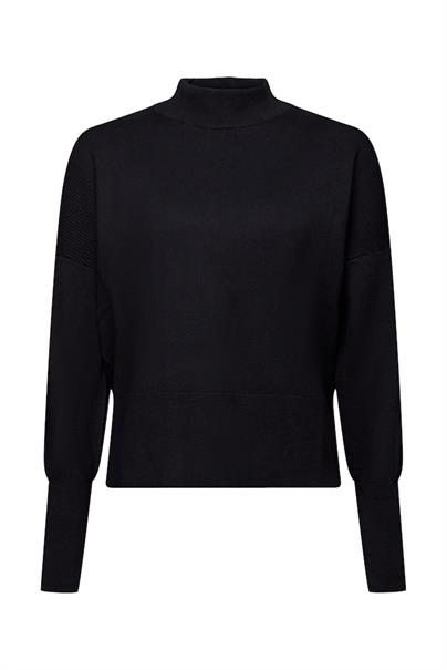 Pullover mit Stehkragen black