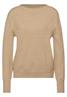 Pullover mit Stehkragen clear sand melange