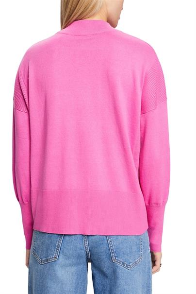 Pullover mit Stehkragen pink fuchsia 2