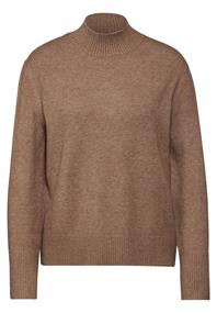 Pullover mit Stehkragen rich mocha mel.