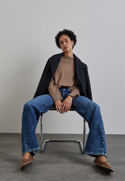Pullover mit Stehkragen rich mocha mel.