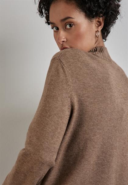 Pullover mit Stehkragen rich mocha mel.