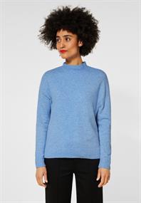 Pullover mit Stehkragen sublime blue melange