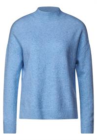 Pullover mit Stehkragen sublime blue melange