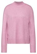 Pullover mit Stehkragen sunrise pink mel.