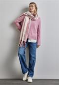 Pullover mit Stehkragen sunrise pink mel.