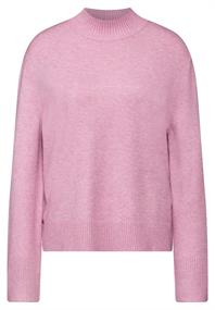 Pullover mit Stehkragen sunrise pink mel.