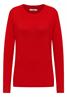 Pullover mit Strickdetail fiery red