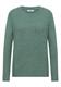 Pullover mit Strickdetail jewel green melange