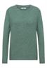 Pullover mit Strickdetail jewel green melange