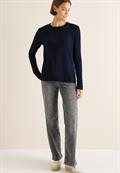 Pullover mit Strickdetail urban dark blue