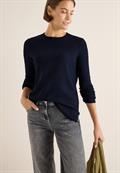 Pullover mit Strickdetail urban dark blue