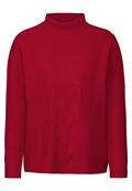 Pullover mit Strickmuster autumn red