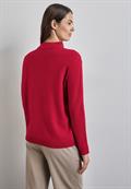 Pullover mit Strickmuster autumn red